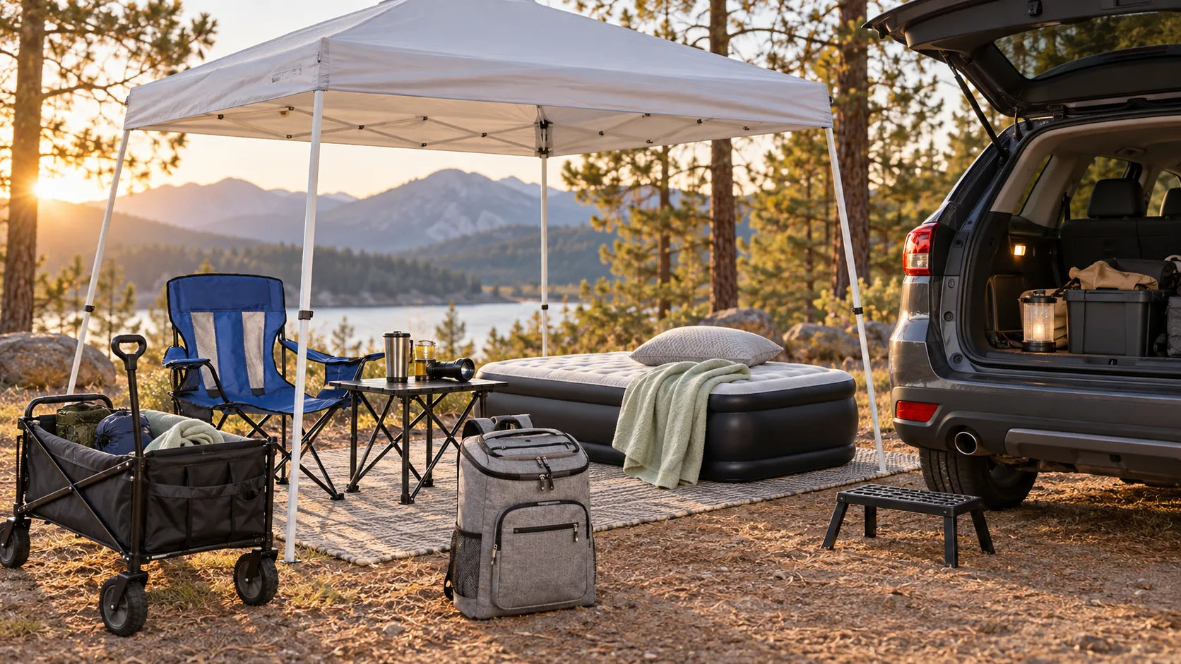 Weekend Car Camping Essentials: 10 Amazon Basics Picks for a Two-Night Setup