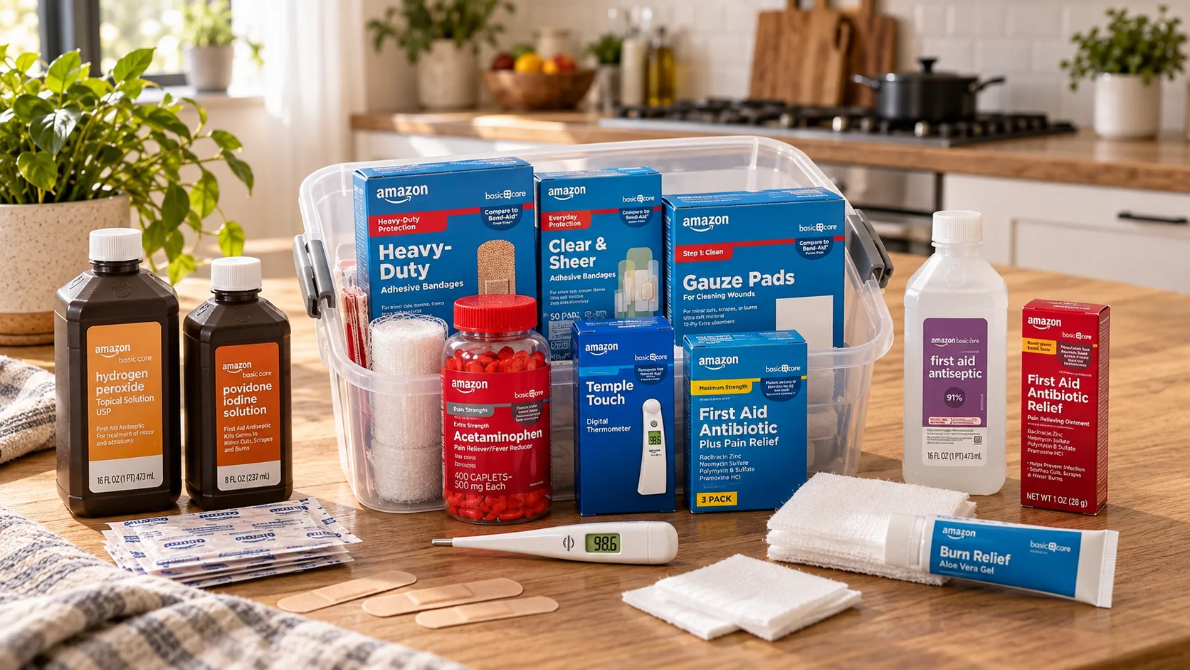 Home First Aid Kit: 10 Amazon Basic Care Picks to Build Before You Need One