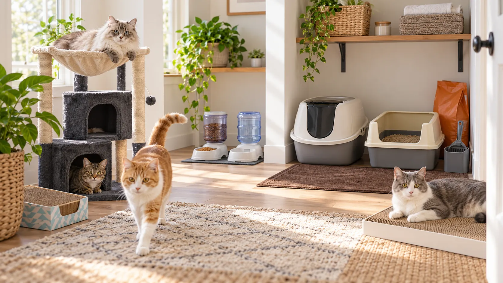 Multi-Cat Household Setup: 10 Amazon Basics Picks for Two or More Cats