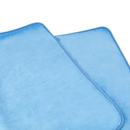 Amazon Basics Microfiber Car Drying Towel, 36"L x 25"W, Blue