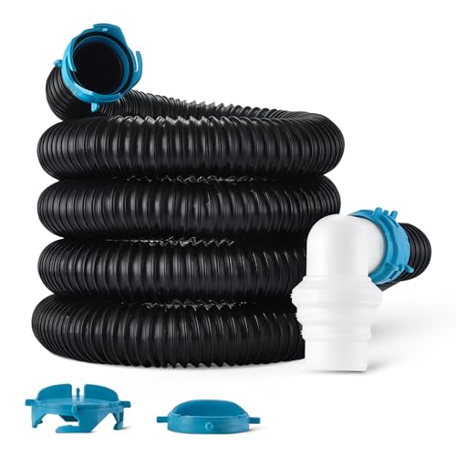 Amazon Basics RV Sewer Hose Kit, 20 ft, Black