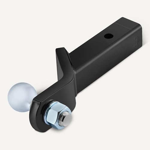 Amazon Basics Trailer Hitch Ball Mount with 2" Ball & Pin, Fits 2" Receiver, 2" Drop, 6,000 lbs Capacity view 3