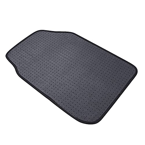 Amazon Basics Universal Fit Anti-Slip Carpet Floor Mats, Full Set for Car, SUV, Van & Truck, 4 count, Black, 25"L x 17.5"W (Front), 13"L x 17.5"W (Rear) view 3