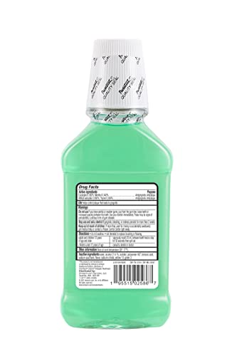 Amazon Basics Antiseptic Mouthwash, Mint, 8.5 Fl Oz, 1 Pack