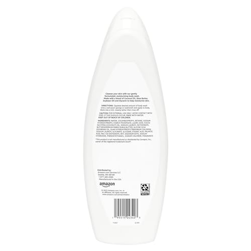 Amazon Basics Body Wash for Moisturizing Skin, Fresh, 22 fl oz (Pack of 1)