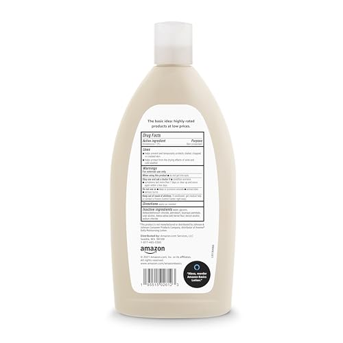 Amazon Basics Daily Oatmeal Body Lotion and Skin Protectant Moisturizer, Fragrance Free, 18 Fl Oz (Pack of 6) (Previously Solimo)