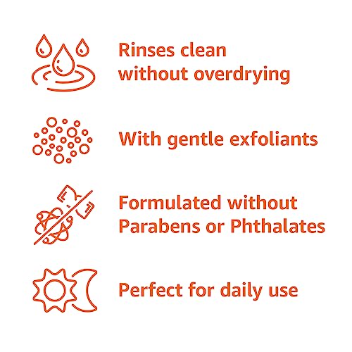 Amazon Basics Deep Cleansing Exfoliating Scrub, Oil-Free, Paraben-Free, Gentle Face Cleanser, 5 Ounces, 1-Pack view 3