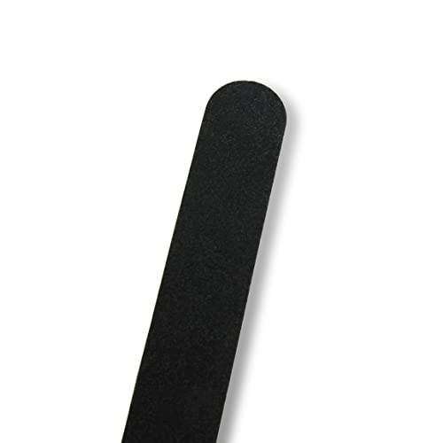 Amazon Basics Double Sided Nail Files Salon Boards 4-Pack for Nail Care and Shaping, Black view 3