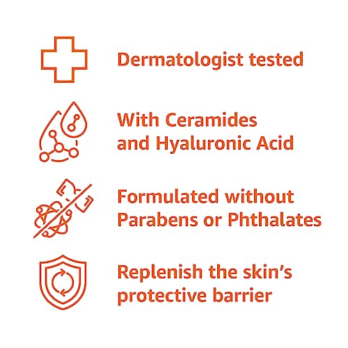 Amazon Basics Hydrating Hyaluronic Acid Serum with Essential Ceramides and Vitamin B, 1 Fluid Ounce view 3