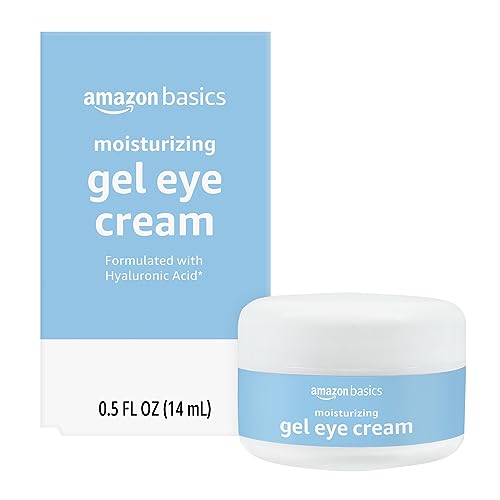 Amazon Basics Moisturizing Gel Eye Cream with Hyaluronic Acid, 0.5 Fluid Ounces, 1-Pack