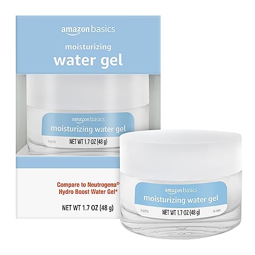 Amazon Basics Moisturizing Water Gel with Hyaluronic Acid, Refreshing, 1.7 Ounces, 1-Pack