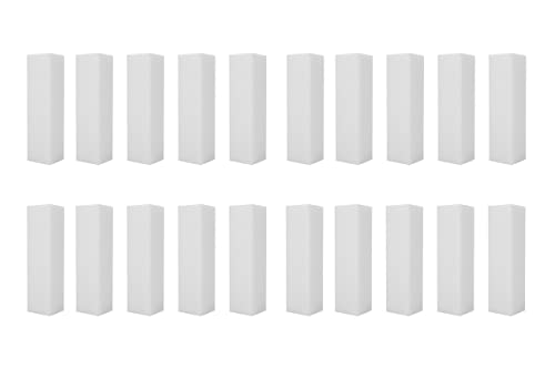 Amazon Basics Nail Smoothing Blocks, 4-Sided, 20 Count, Medium Coarse