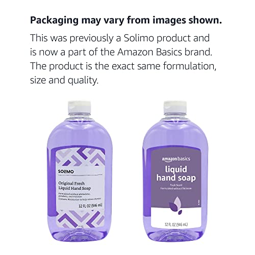 Amazon Basics Original Fresh Liquid Hand Soap, Moisturizing Formula, Phthalate & Paraben-Free, 32 Fl Oz (Pack of 2) (Previously Solimo) view 2
