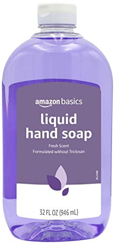 Amazon Basics Original Fresh Liquid Hand Soap, Moisturizing Formula, Phthalate & Paraben-Free, 32 Fl Oz (Pack of 2) (Previously Solimo) view 3