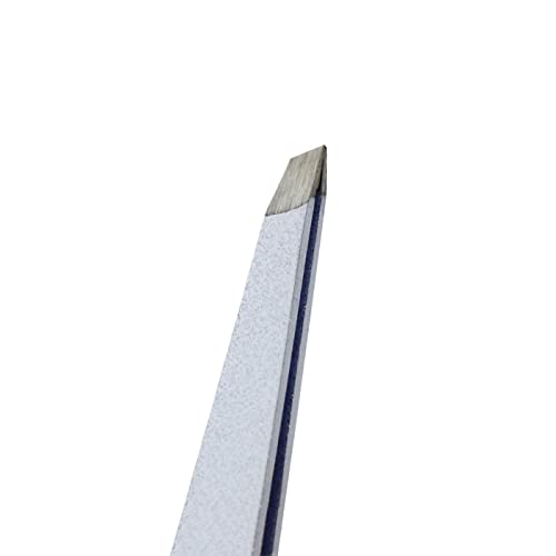 Amazon Basics Precision Eyebrow Tweezers for Fine Hair Removal, Stainless Steel, 2 Pack view 3