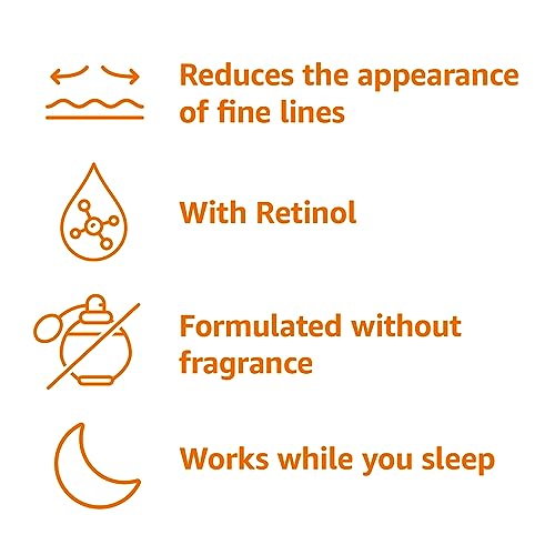 Amazon Basics Retinol Under Eye Cream, Fragrance Free, Reduces Fine Lines, Night Treatment, 0.5 Ounces, 1-Pack view 3