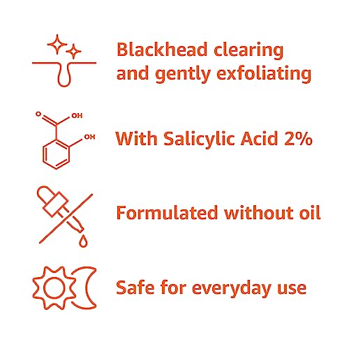Amazon Basics Salicylic Acid Blackhead Clearing Scrub, 5 Fluid Ounces, 1-Pack