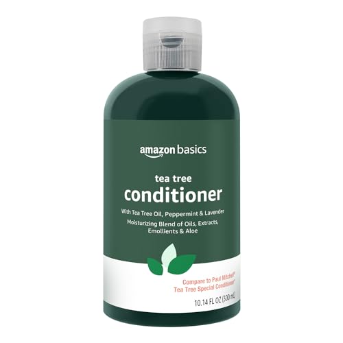 Amazon Basics Tea Tree Conditioner with Peppermint and Lavender, 10.14 Fl Oz, Pack of 1