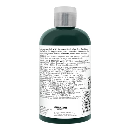 Amazon Basics Tea Tree Conditioner with Peppermint and Lavender, 10.14 Fl Oz, Pack of 1 view 2