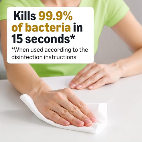 Amazon Basics Disinfecting Wipes, Lemon & Fresh Scent, Sanitizes, Cleans, Disinfects & Deodorizes, 255 Count (3 Packs of 85), Packaging May Vary view 3