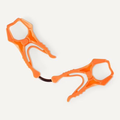 Amazon Basics Glove Clips for Work Safety, Glove Keepers for belt, Orange, 24-Pack view 3