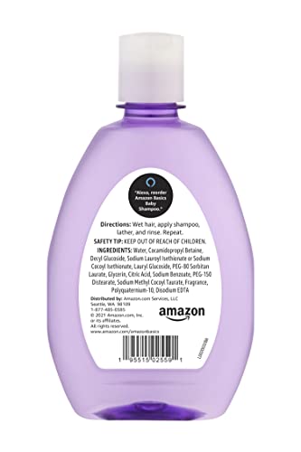 Amazon Basics Baby Shampoo, Tear-Free, Lavender & Chamomile Scented, Sulfate-Free, Paraben-Free, Pediatrician-Tested, 13.60 Fl Oz (Pack of 1) view 2