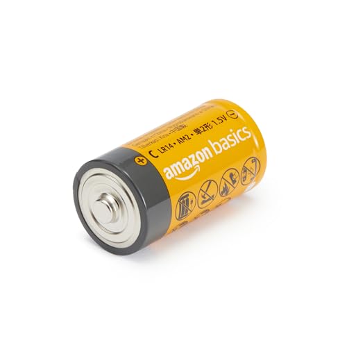 Amazon Basics C Cell Alkaline All-Purpose Batteries, 1.5 Volt, 5-Year Shelf Life, Reliable Power for Toys, Clocks, Flashlights, 4-Pack view 3