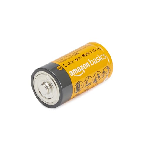 Amazon Basics C Cell Alkaline Long-Lasting All-Purpose Batteries, 1.5 Volt, 5-Year Shelf Life, 24-Pack view 3