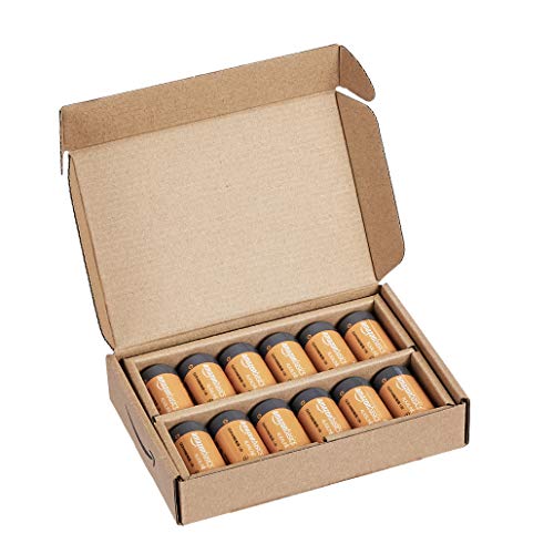 Amazon Basics C Cell All-Purpose Alkaline Batteries, 5-Year Shelf Life, 16 Pack Of 12 Count, 192 Count total
