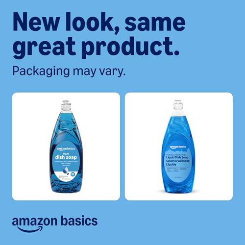 Amazon Basics Dish Soap, Fresh Scent, 50 fl oz, Pack of 1, Packaging May Vary view 2