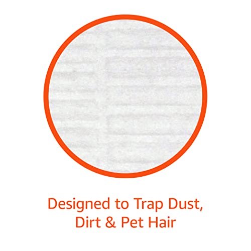 Amazon Basics Dry Sweeping Cloths to Clean Dust, Dirt, Pet Hair, Fits Swiffer Sweeper Mop Heads, 64 Count (Pack of 1)