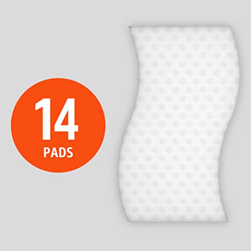 Amazon Basics Extra Durable Cleaning Erasers, Removes Scuff Marks and Dirt from Walls, Floors and Doors, 2 Packs of 7 view 2