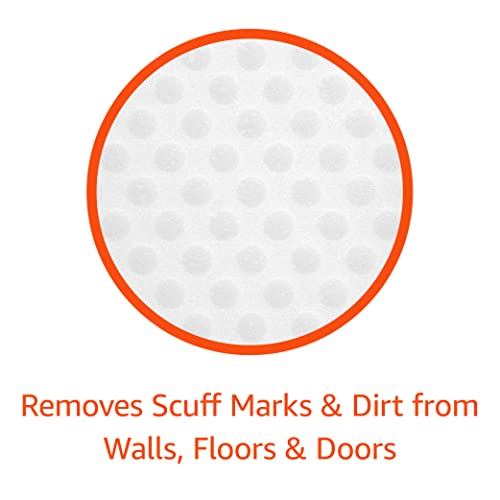 Amazon Basics Extra Durable Cleaning Erasers, Removes Scuff Marks and Dirt from Walls, Floors and Doors, 2 Packs of 7 view 3