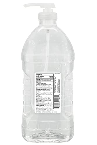 Amazon Basics Hand Sanitizer, Original Scent, Contains 62% Ethyl Alcohol, 67.60 Fl Oz (Pack of 1) (Previously Solimo