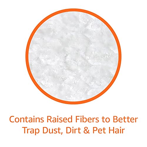 Amazon Basics Heavy Duty Dry Sweeping Cloths, Floor Cleaning, Multi-Surface, Disposable, Trap Dust, Dirt & Pet Hair, Fits Swiffer Sweeper Mop Heads, 44 Count view 3