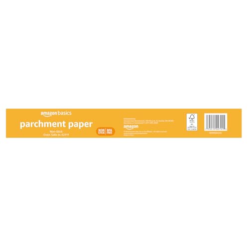 Amazon Basics Non-Stick Parchment Paper for Baking, Cooking, Oven Safe, 15 inches, 90 Sq Ft Roll, 1 Pack view 2