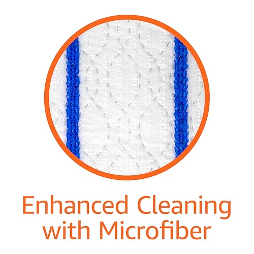 Amazon Basics Wet Mopping Cloth Refills, Floor Cleaning, Fresh Scent, 12 Count (Fits Swiffer Sweeper Mop Heads) view 3