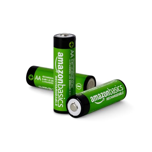 Amazon Basics 16-Pack Rechargeable AA NiMH Batteries, 2000 mAh, 1.2V, Low Self Discharge, Pre-Charged, Recharge up to 1000x Times view 2