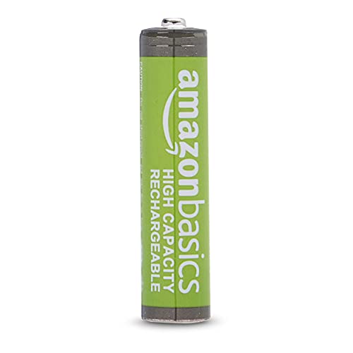 Amazon Basics 8-Pack Rechargeable AAA NiMH High-Capacity Batteries, 850 mAh, 1.2V, Pre-Charged, Hold Charge, Ready to Use, Recharge up to 500x Times view 2