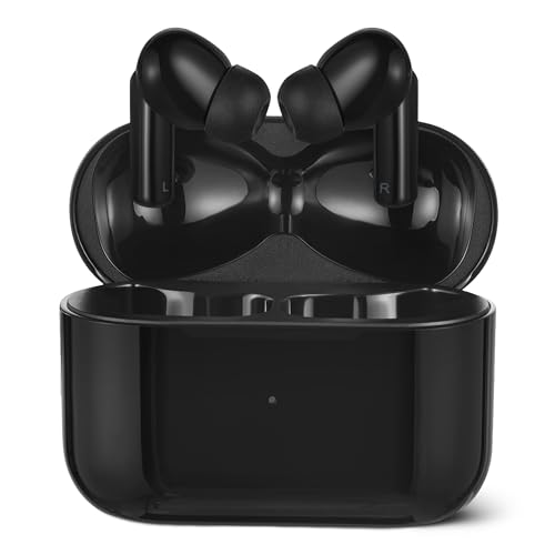 Amazon Basics Bluetooth Headphones True Wireless Earbuds IPX4Waterproof, in-Ear w/Mic,Charging Case, Black