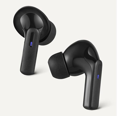 Amazon Basics Bluetooth Headphones True Wireless Earbuds IPX4Waterproof, in-Ear w/Mic,Charging Case, Black view 3