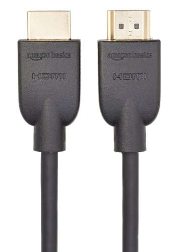 Amazon Basics HDMI Cable, 2-Pack, 10ft, High-Speed 4K@60Hz HDMI 2.0 Cord for Blu-ray, 18Gbps, 2160p, 48 bit, Ethernet, Compatible with TV/PS5/Xbox/Roku, Black view 3