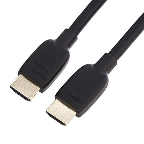 Amazon Basics Ultra High Speed HDMI 2.1 Cable, 48Gbps, 8K@60Hz 4K@120Hz Certified, 10 Feet, Compatible with PS5/Xbox/TV/Monitor, Black