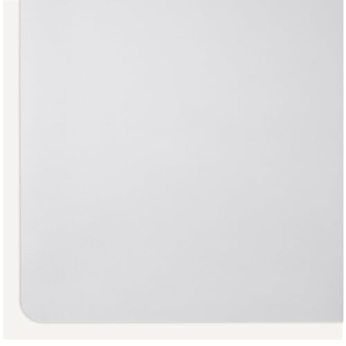 Amazon Basics Office Chair Mat for Hard Floors, Clear, Smooth Surface, Protects Hard Floors, 46" x 60" view 3