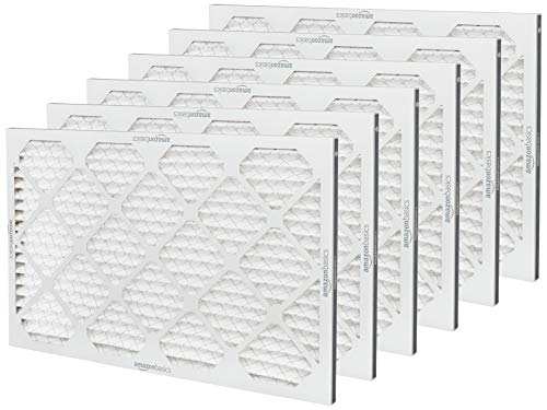 Amazon Basics 16x25x1 Air Filter 6-Pack, MERV 11 Electrostatic AC Furnace Filters for Allergies, Captures Dust and Pollen (Actual Size: 15.75" x 24.75" x 0.75") view 3