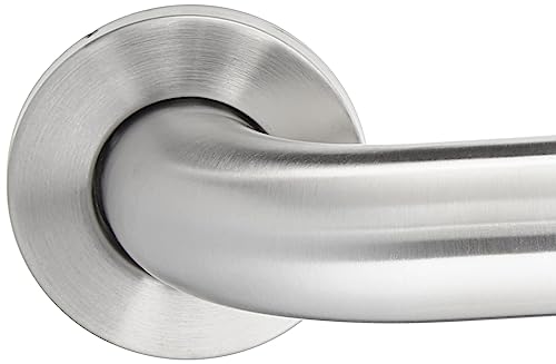 Amazon Basics Bathroom Safety Grab Bar, 18 Inch Length, 1.5 Inch Diameter, Handicap Handle, Bathtub and Shower Fall Prevention, Holds up to 500LBs, ADA Compliant, Brushed Stainless Steel view 2