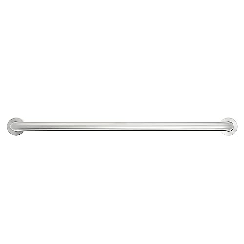 Amazon Basics Bathroom Safety Handicap Grab Bar, 36 Inch Length, 1.5 Inch Diameter, 500LBs Capacity, ADA Compliant, Stainless Steel view 2