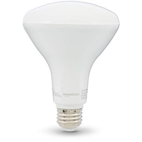 Amazon Basics BR30 LED Light Bulb, 65W Equivalent, 11W Energy Efficient, E26 Standard Base, Daylight White 5000K, Dimmable, 10,000 Hour Lifetime, 16-Pack view 2