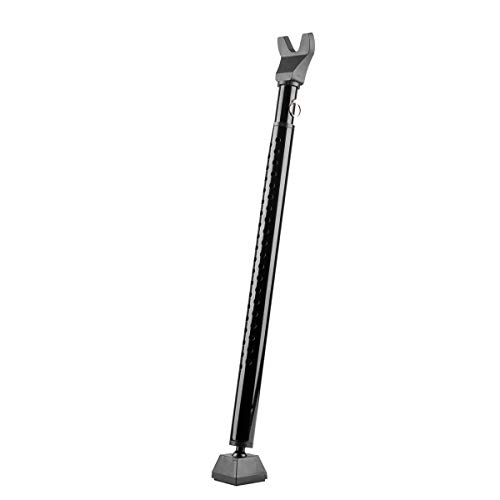 Amazon Basics Door Security Bar, 25-45 inch Adjustable, Security Door Stopper, for Home, Apartment, Hotel, Travel, Black, 1-Pack