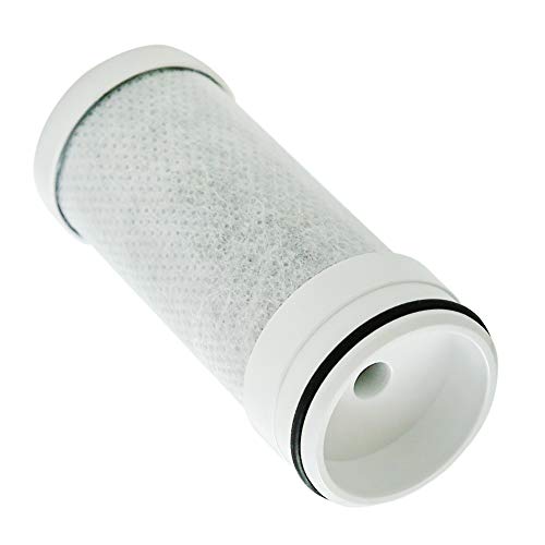 Amazon Basics Faucet Replacement Filter, Carbon Block Filter Fits Mist- Water Filter for Sink,Reduces Heavy Metal, and Bad Taste, Pack of 3